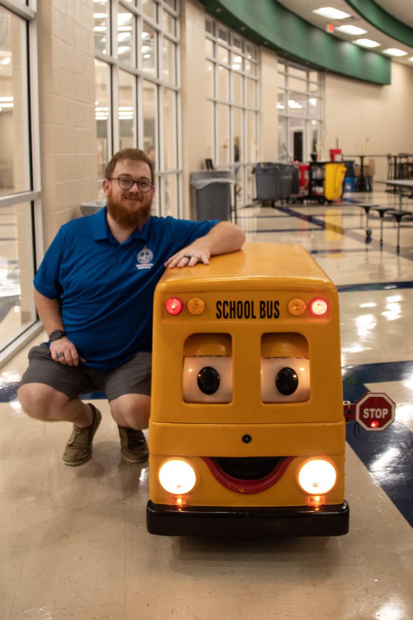 Bus drivers smile